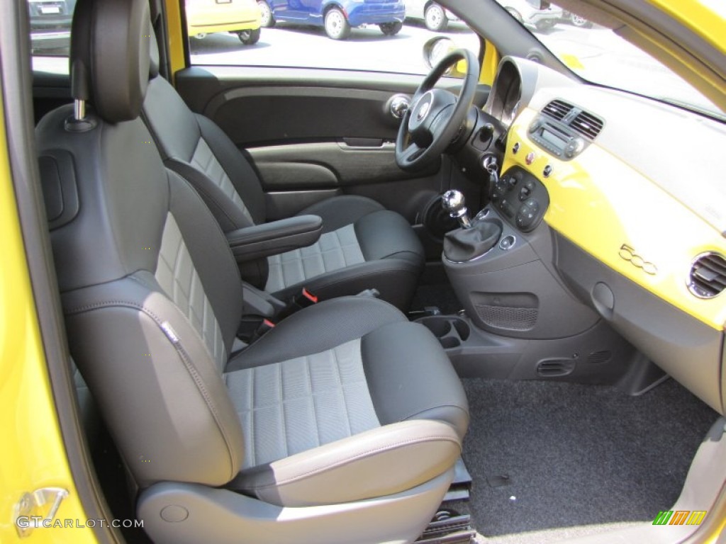Sport Tessuto Nero/Nero (Black/Black) Interior 2012 Fiat 500 Sport Photo #56321692