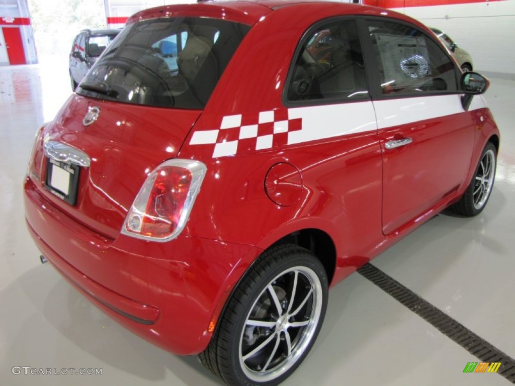 Rosso (Red) 2012 Fiat 500 Pop Exterior Photo #56321752