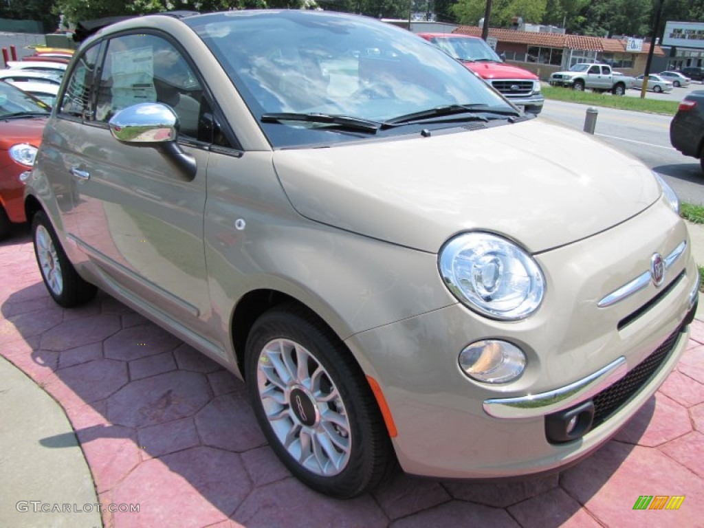 Mocha Latte (Light Brown) 2012 Fiat 500 c cabrio Lounge Exterior Photo #56322019
