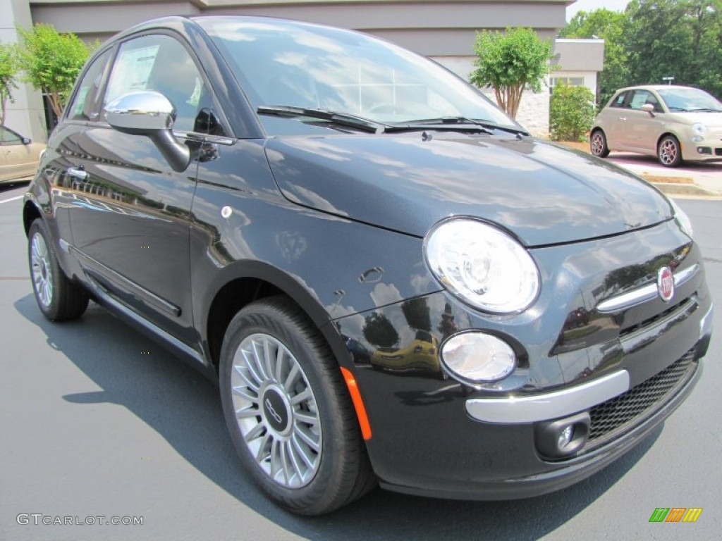 Nero (Black) 2012 Fiat 500 c cabrio Lounge Exterior Photo #56322136