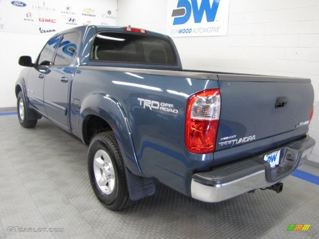 2006 Tundra SR5 Double Cab 4x4 - Bluesteel Metallic / Dark Gray photo #3