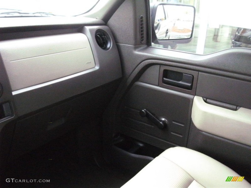 2010 F150 XL Regular Cab 4x4 - Ingot Silver Metallic / Medium Stone photo #18