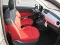 Tessuto Rosso/Nero (Red/Black) Interior Photo for 2012 Fiat 500 #56322562