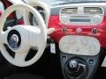 Tessuto Marrone/Avorio (Brown/Ivory) Dashboard Photo for 2012 Fiat 500 #56322688