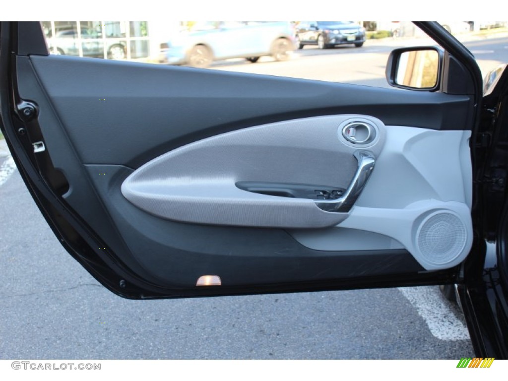 2011 Honda CR-Z EX Navigation Sport Hybrid Gray Fabric Door Panel Photo #56322775