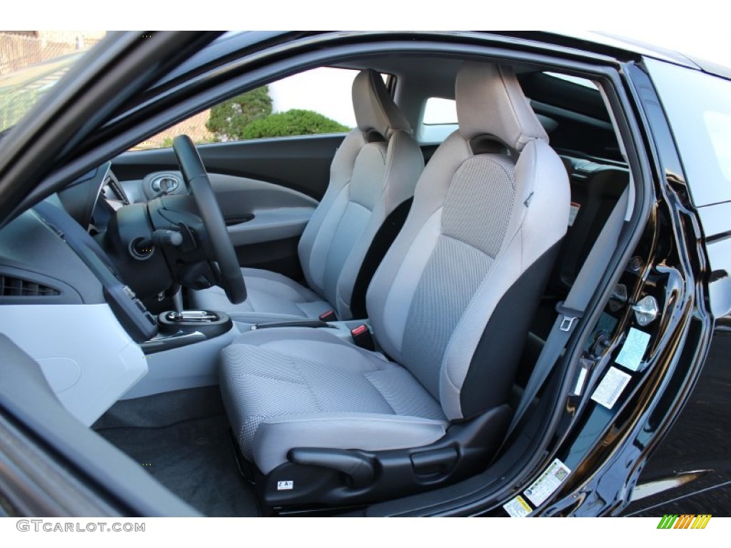 Gray Fabric Interior 2011 Honda CR-Z EX Navigation Sport Hybrid Photo #56322799