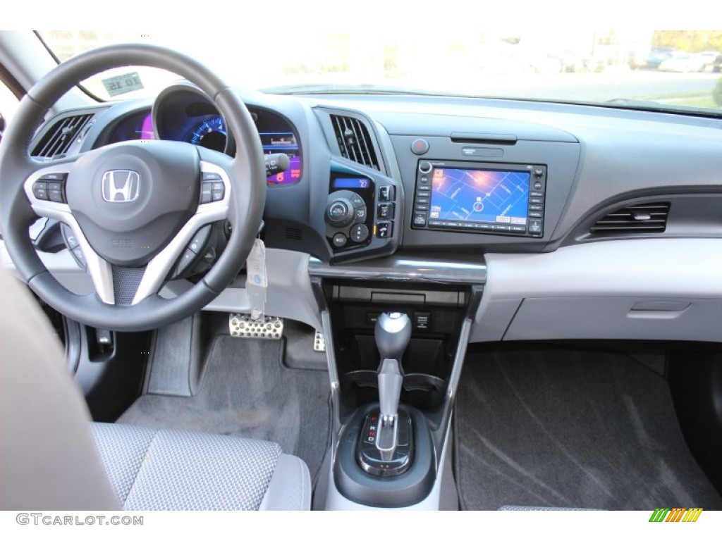 2011 Honda CR-Z EX Navigation Sport Hybrid Gray Fabric Dashboard Photo #56322808