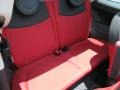 Tessuto Rosso/Nero (Red/Black) Interior Photo for 2012 Fiat 500 #56322820