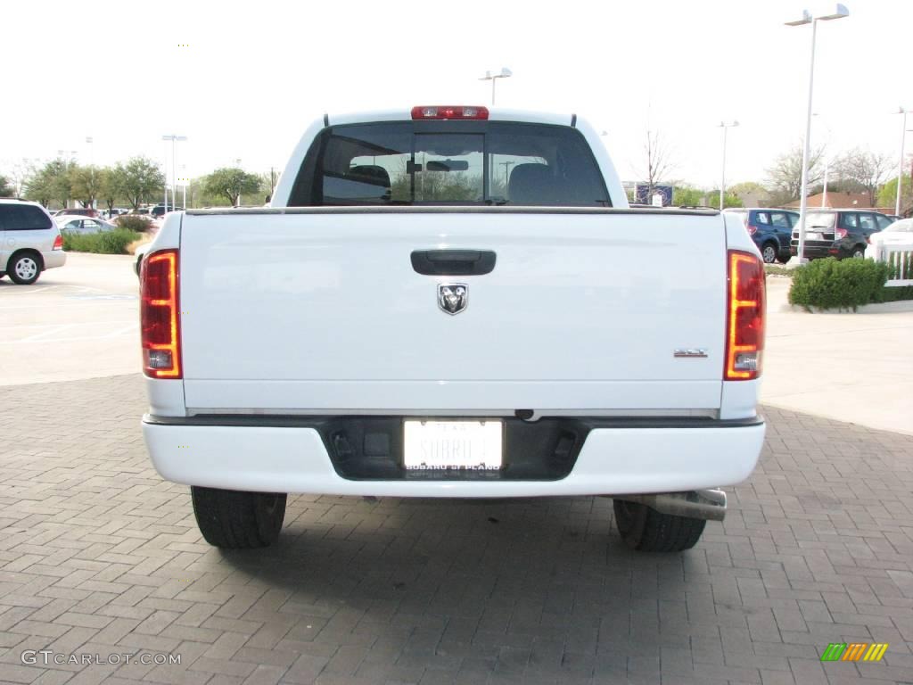 2005 Ram 1500 Big Horn Edition Quad Cab - Bright White / Dark Slate Gray photo #6