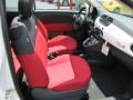 Tessuto Rosso/Nero (Red/Black) Interior Photo for 2012 Fiat 500 #56322829