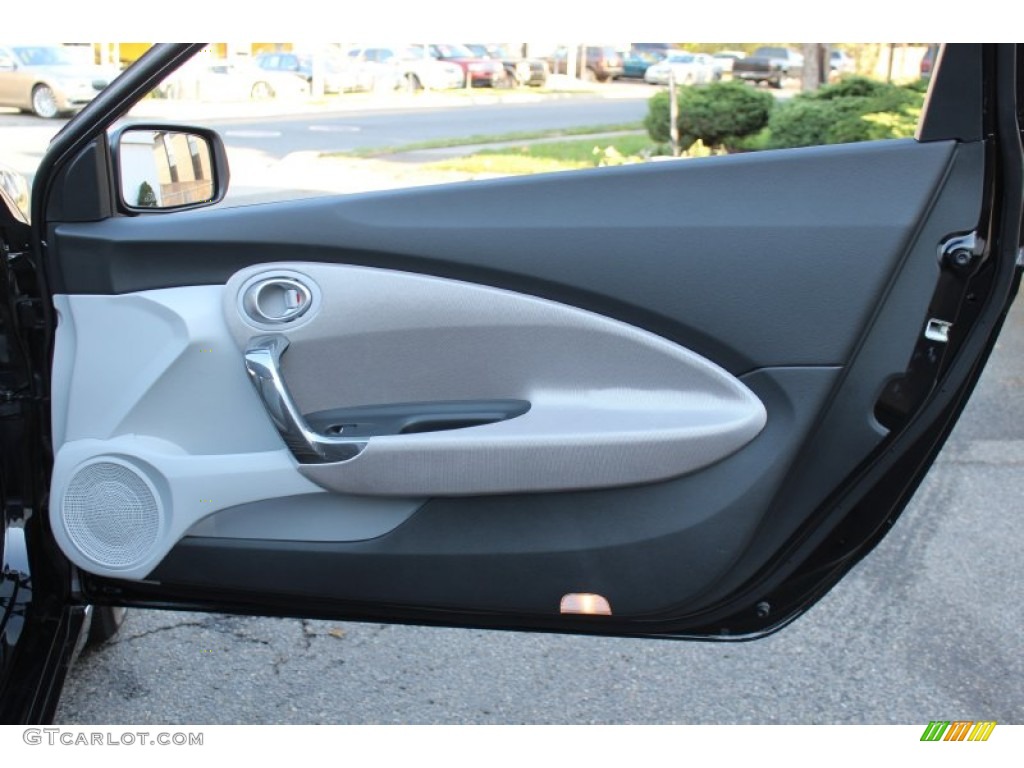 2011 Honda CR-Z EX Navigation Sport Hybrid Gray Fabric Door Panel Photo #56322880