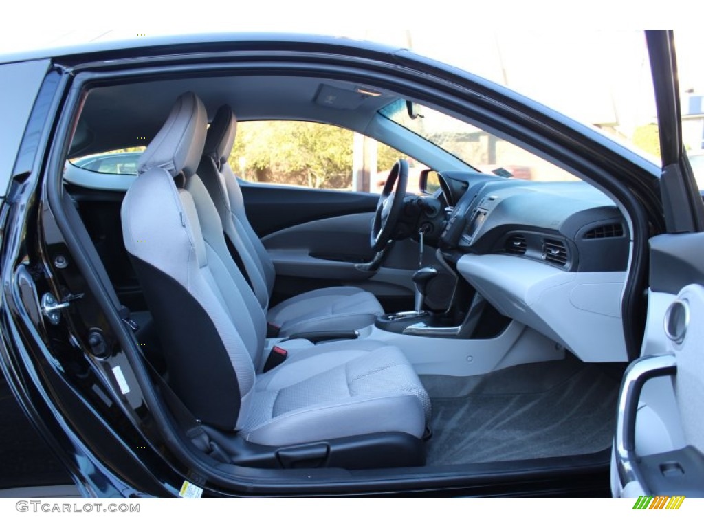 Gray Fabric Interior 2011 Honda CR-Z EX Navigation Sport Hybrid Photo #56322905