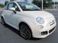 Bianco Perla (Pearl White) 2012 Fiat 500 Sport Exterior