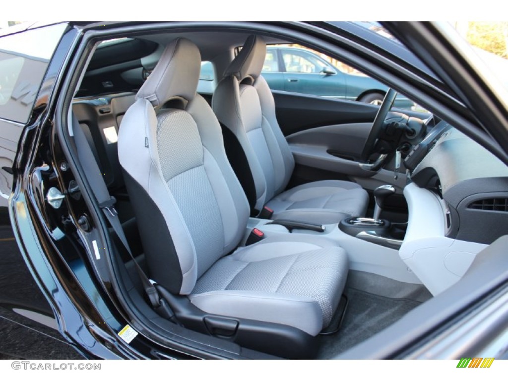 Gray Fabric Interior 2011 Honda CR-Z EX Navigation Sport Hybrid Photo #56322916