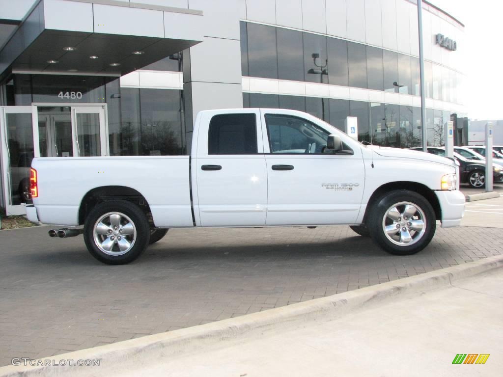 2005 Ram 1500 Big Horn Edition Quad Cab - Bright White / Dark Slate Gray photo #8