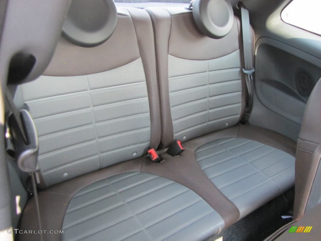 Sport Tessuto Marrone/Nero (Brown/Black) Interior 2012 Fiat 500 Sport Photo #56322952