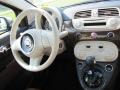 Pelle Marrone/Avorio (Brown/Ivory) Dashboard Photo for 2012 Fiat 500 #56323186
