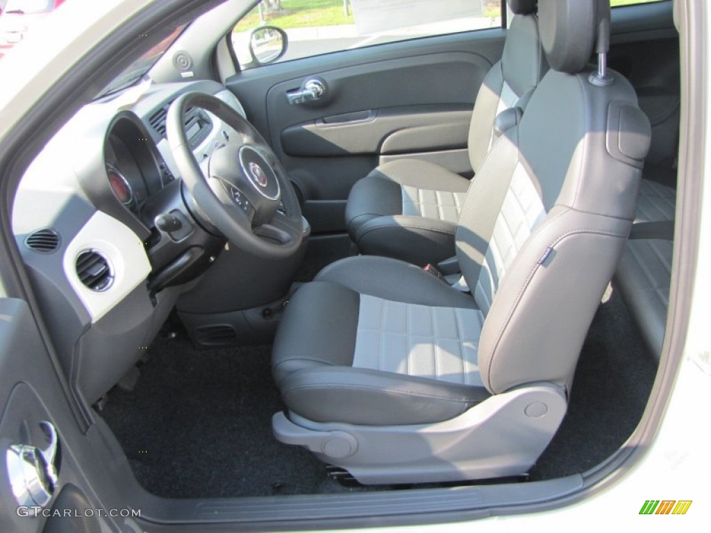 Sport Tessuto Nero/Nero (Black/Black) Interior 2012 Fiat 500 Sport Photo #56323373