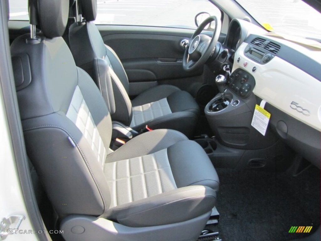 Sport Tessuto Nero/Nero (Black/Black) Interior 2012 Fiat 500 Sport Photo #56323412