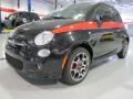 2012 Nero (Black) Fiat 500 Sport  photo #1