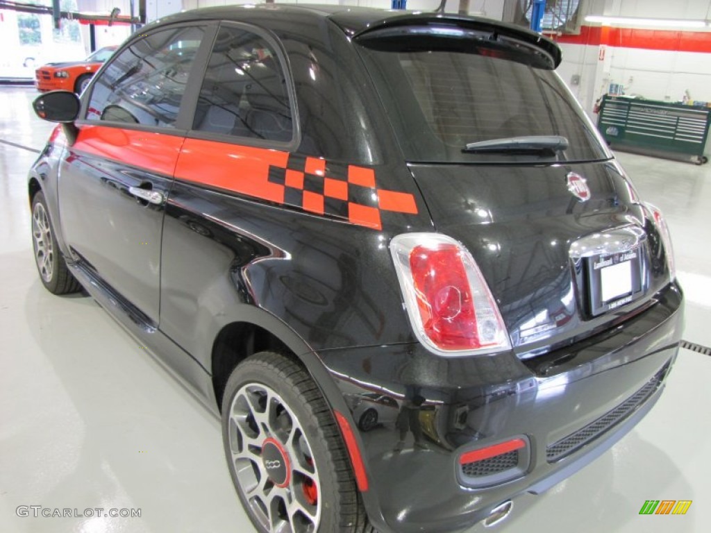 Nero (Black) 2012 Fiat 500 Sport Exterior Photo #56323577