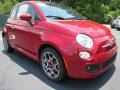 Rosso Brillante (Red) 2012 Fiat 500 Sport Exterior