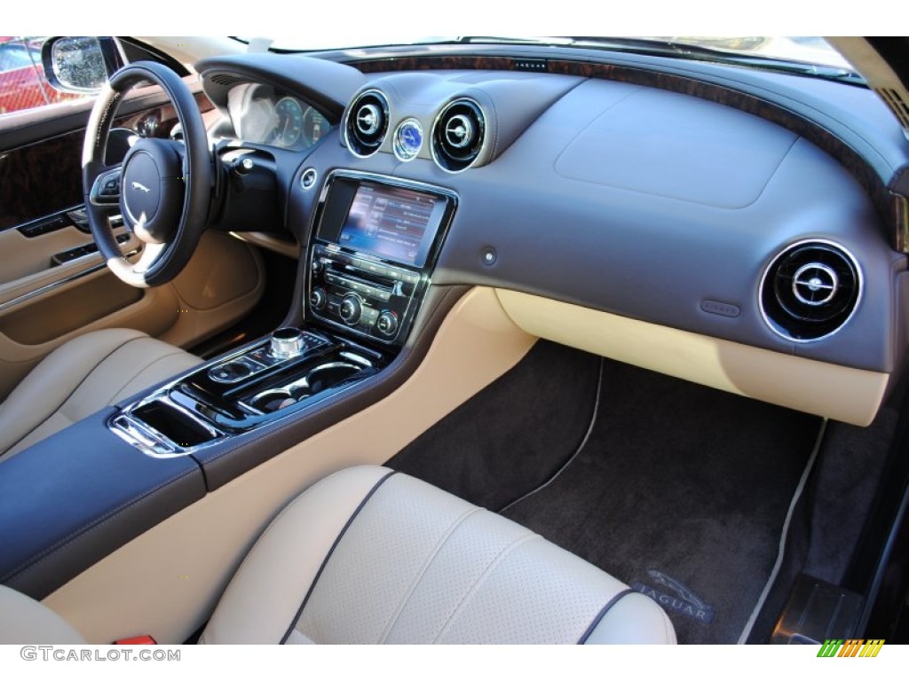 2011 XJ XJL - Caviar Metallic / Ivory/Truffle photo #11