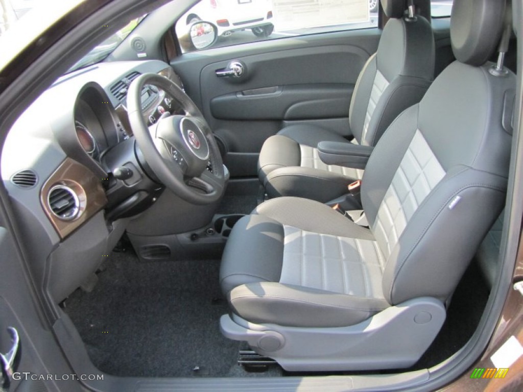 Sport Tessuto Nero/Nero (Black/Black) Interior 2012 Fiat 500 Sport Photo #56324174