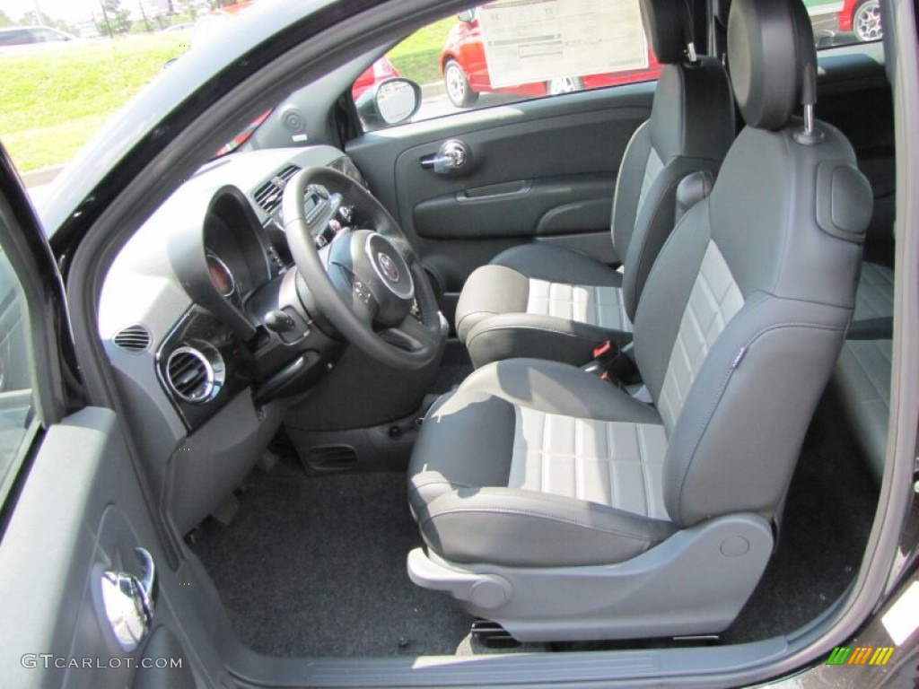 Sport Tessuto Nero/Nero (Black/Black) Interior 2012 Fiat 500 Sport Photo #56324279