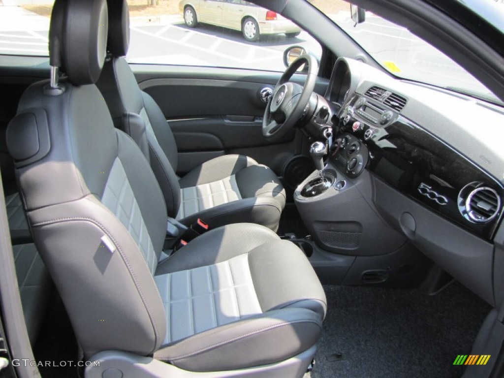 Sport Tessuto Nero/Nero (Black/Black) Interior 2012 Fiat 500 Sport Photo #56324316