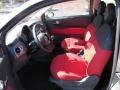 Tessuto Rosso/Nero (Red/Black) Interior Photo for 2012 Fiat 500 #56324519