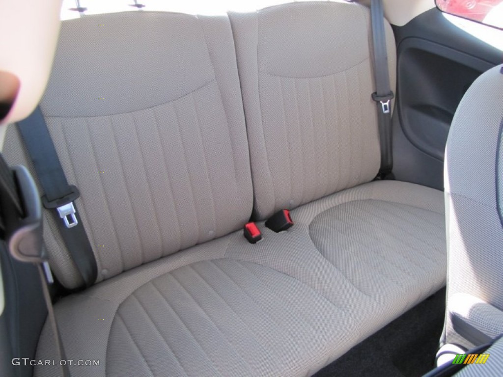 2012 500 Lounge - Giallo (Yellow) / Tessuto Avorio/Nero (Ivory/Black) photo #7