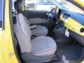 2012 Giallo (Yellow) Fiat 500 Lounge  photo #8