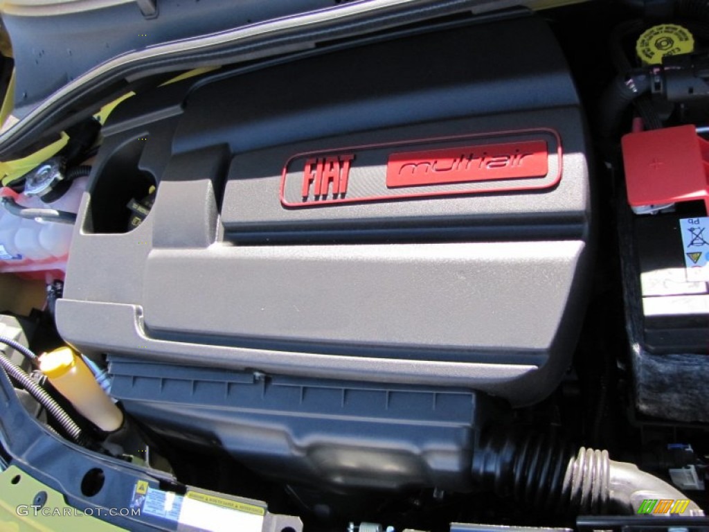 2012 500 Lounge - Giallo (Yellow) / Tessuto Avorio/Nero (Ivory/Black) photo #11