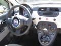 Tessuto Avorio-Nero/Nero (Ivory-Black/Black) 2012 Fiat 500 c cabrio Lounge Dashboard