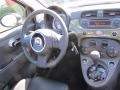Pelle Nera/Nera (Black/Black) 2012 Fiat 500 c cabrio Lounge Dashboard