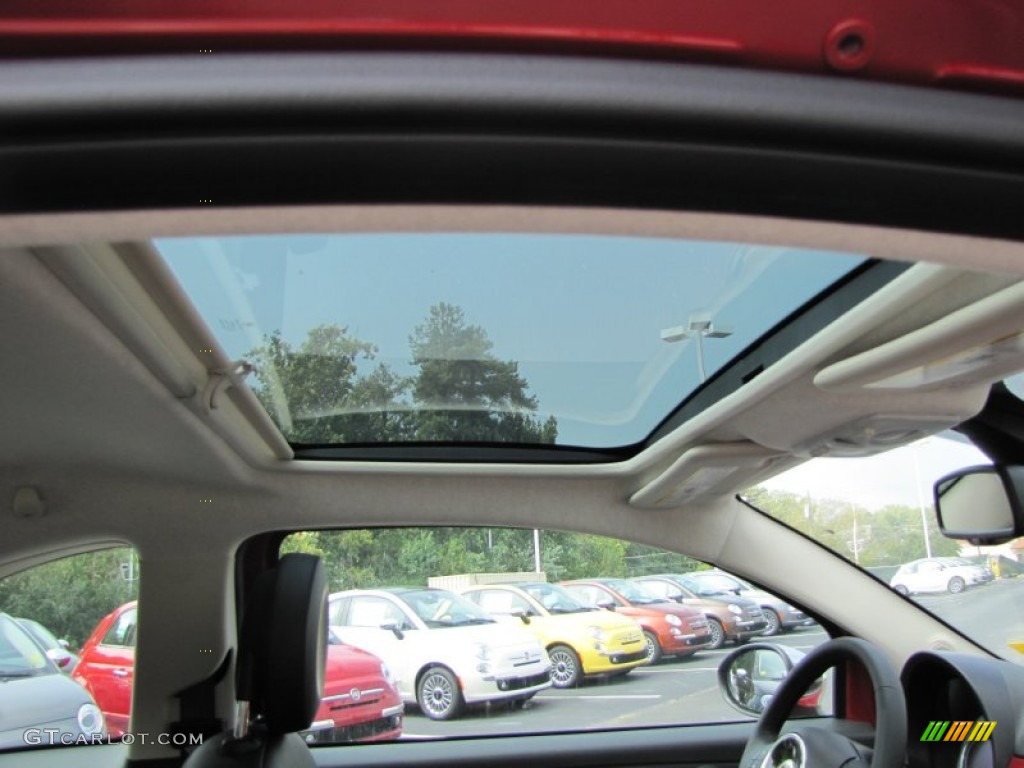 2012 Fiat 500 Lounge Sunroof Photo #56325041