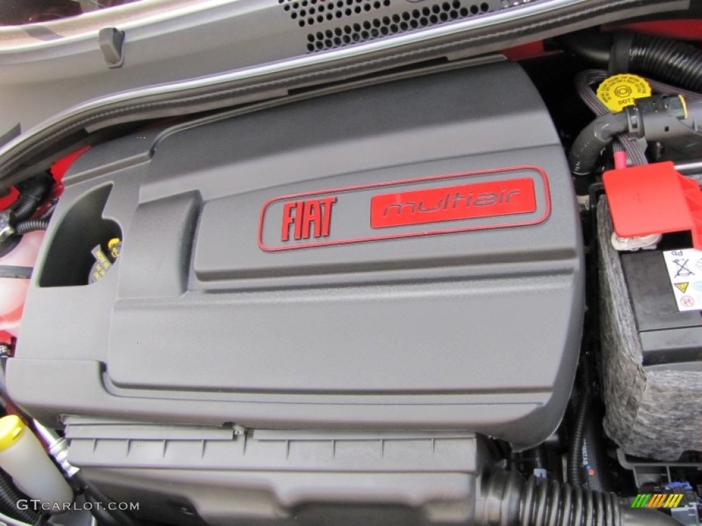 2012 Fiat 500 Lounge 1.4 Liter SOHC 16-Valve MultiAir 4 Cylinder Engine Photo #56325050