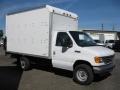 Oxford White - E Series Cutaway E350 Commercial Moving Van Photo No. 1