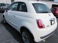 2012 Bianco (White) Fiat 500 Lounge  photo #2