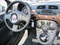 2012 Espresso (Brown) Fiat 500 Lounge  photo #9