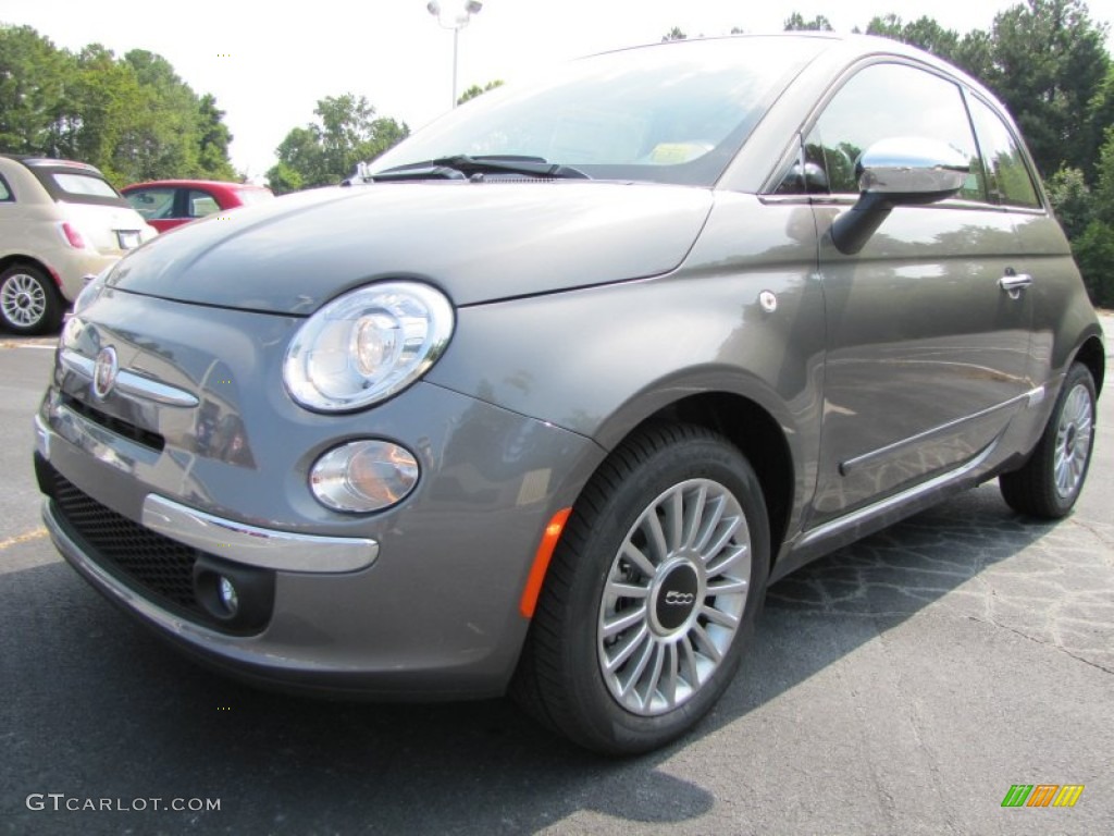 Grigio (Grey) 2012 Fiat 500 Lounge Exterior Photo #56325929