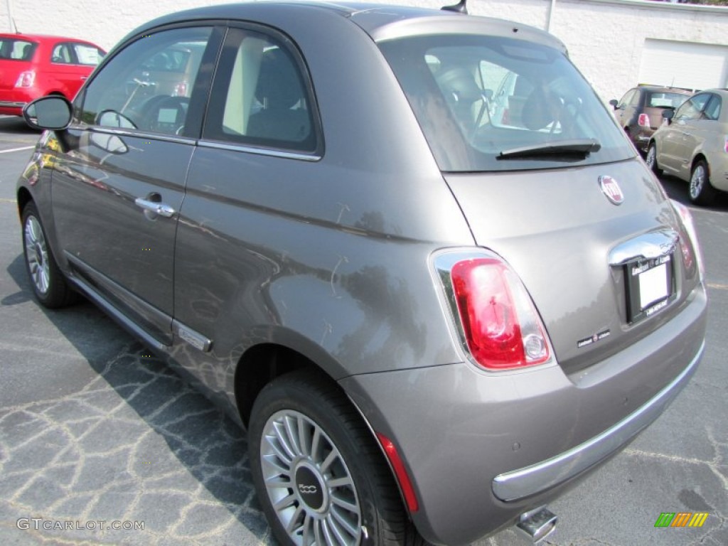Grigio (Grey) 2012 Fiat 500 Lounge Exterior Photo #56325938