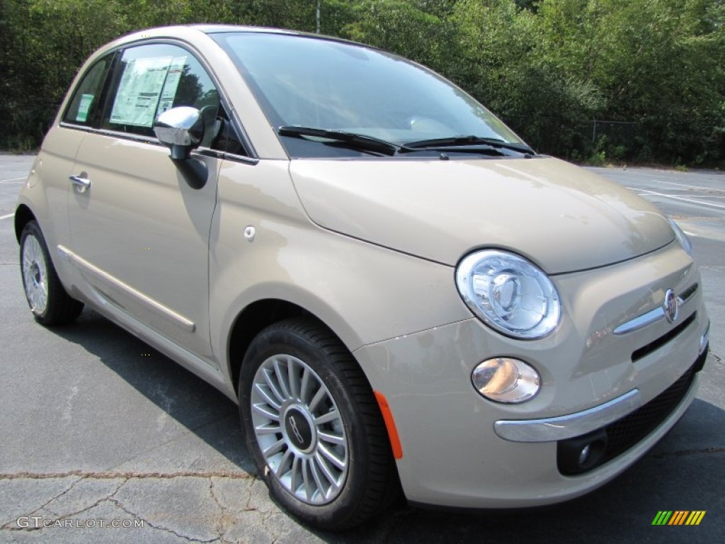 Mocha Latte (Light Brown) 2012 Fiat 500 Lounge Exterior Photo #56326064