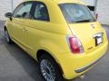 2012 Giallo (Yellow) Fiat 500 Lounge  photo #2