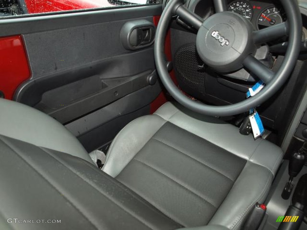 2009 Wrangler X 4x4 - Red Rock Crystal Pearl Coat / Dark Slate Gray/Medium Slate Gray photo #11