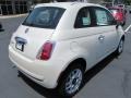 Bianco Perla (Pearl White) 2012 Fiat 500 Pop Exterior
