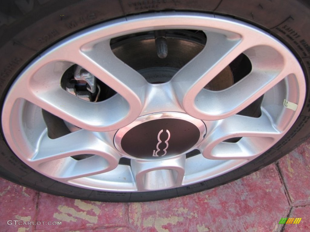 2012 500 Pop - Giallo (Yellow) / Tessuto Grigio/Nero (Grey/Black) photo #5