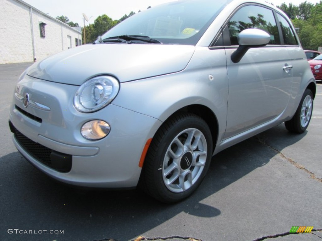 Argento (Silver) 2012 Fiat 500 Pop Exterior Photo #56327429