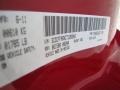 PR1: Rosso (Red) 2012 Fiat 500 Pop Color Code